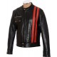SALE - Victor Frankenstein Black Leather Jacket 