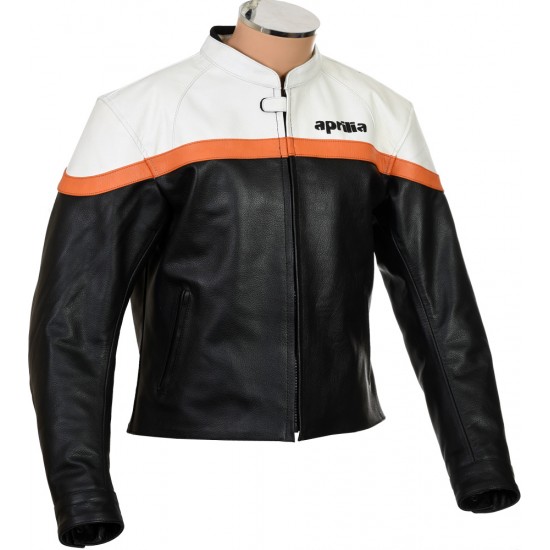 Aprilia Racing Classic Streetbiker Leather Jacket