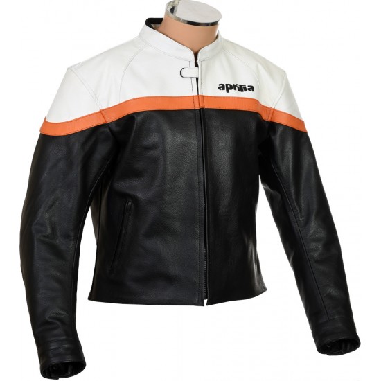 Custom Built APRILIA Leather Motorbike Jacket