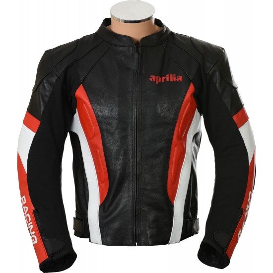 Aprilia Racing RSV Motorcycle Leather Jacket 