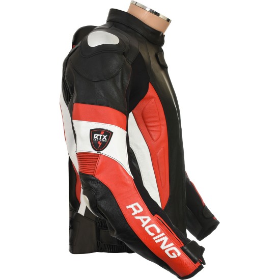 Aprilia Racing RSV Motorcycle Leather Jacket 