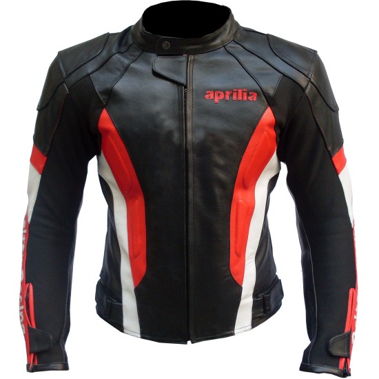 Custom Built APRILIA Leather Motorbike Jacket