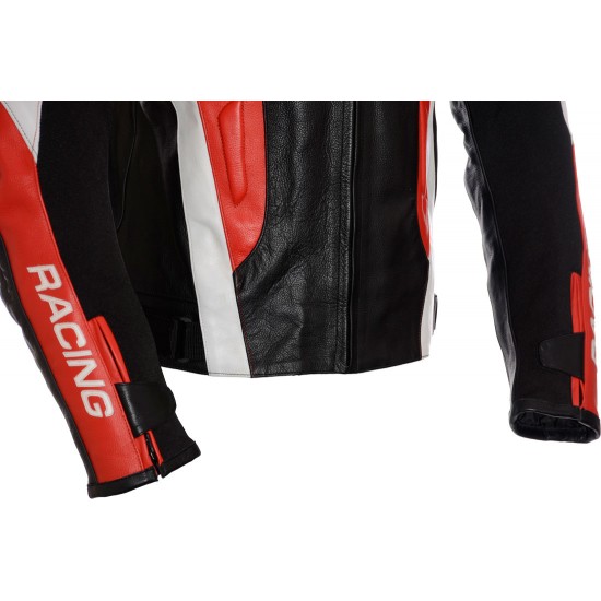 Aprilia Racing RSV Motorcycle Leather Jacket 