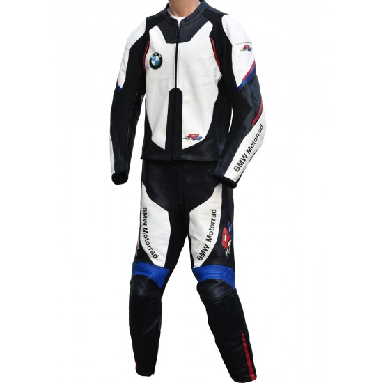 BMW S1000RR Replica Super Sports Motorcycle Leather Biker Two Piece Suit
