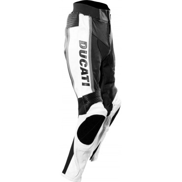 Ducati Classic Leather Motorcycle Biker Trouser