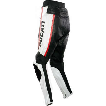 Ducati Classic Leather Motorcycle Biker Trouser