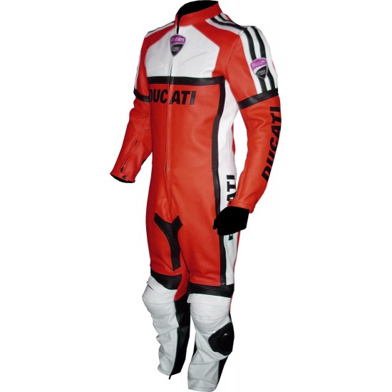 Ducati CLASSIC RED Motorcycle Leather Suit