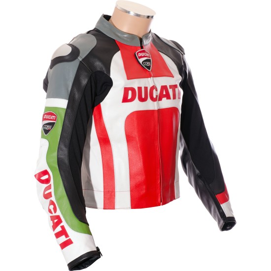 Ducati Corse Tri-Color Special Edition Leather Biker Suit