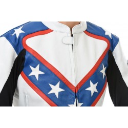 Evel Knievel Fully Armoured Special Edition Leather Biker Suit Evel Knievel Fully Armoured Special Edition Leather Biker Suit