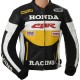 Honda CBR Racing Yellow Biker Leather Jacket 