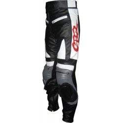 Honda Grey CBR Leather Motorcycle Motorbike Trouser Pant