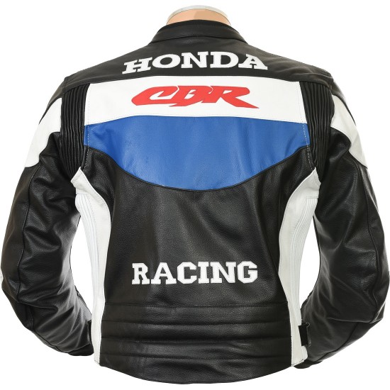 Honda CBR Racing Blue Leather Jacket