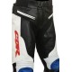 Honda CBR Blue Leather Motorcycle Trouser Pant Honda CBR Blue Leather Motorcycle Trouser Pant