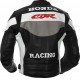 Honda CBR Racing Grey Motorcycle Leather Jacket Honda CBR Racing Grey Motorcycle Leather Jacket