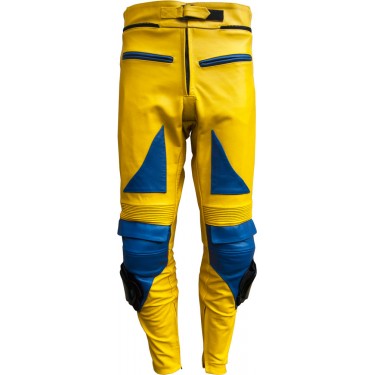 Camel Yellow Leather Motorcycle Trouser Camel Yellow Leather Motorcycle Trouser