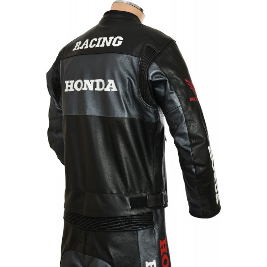 Honda Racing Classic Wings Leather Motorcycle Suit Honda Racing Classic Wings Leather Motorcycle Suit
