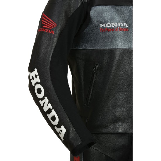 Honda Racing Classic Wings Leather Motorcycle Suit Honda Racing Classic Wings Leather Motorcycle Suit