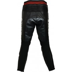 Honda Racing Classic Leather Motorcycle Trouser Honda Racing Classic Leather Motorcycle Trouser