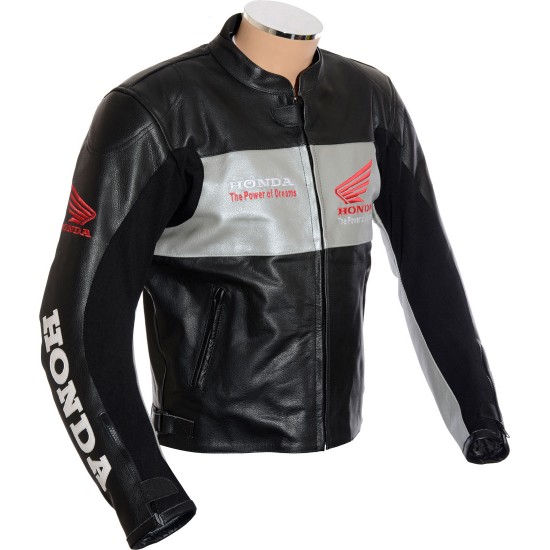 Custom Built HONDA Leather Motorbike Jacket Custom Built HONDA Leather Motorbike Jacket
