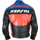 Classic Honda Repsol Gas Leather Jacket