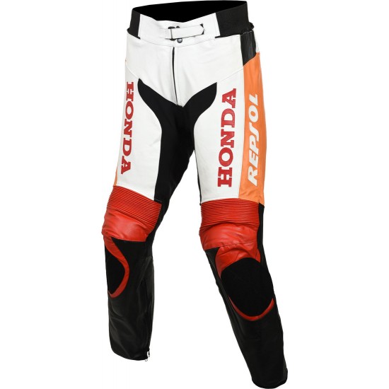 Classic Honda Repsol Gas Moto GP Leather Biker Suit