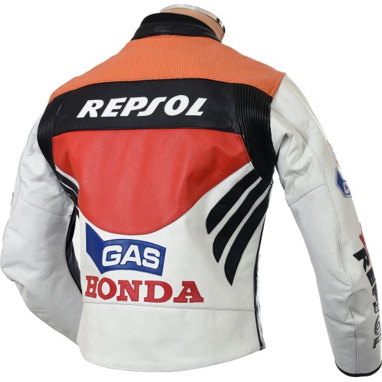 Honda Repsol Gas Replica Leather Jacket Honda Repsol Gas Replica Leather Jacket