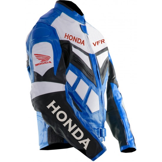 Custom Built HONDA Leather Motorbike Jacket Custom Built HONDA Leather Motorbike Jacket