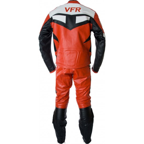 Honda VFR RED Motorcyle Leather Suit Honda VFR RED Motorcyle Leather Suit