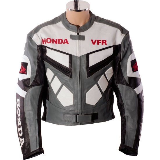 Custom Built HONDA Leather Motorbike Jacket Custom Built HONDA Leather Motorbike Jacket
