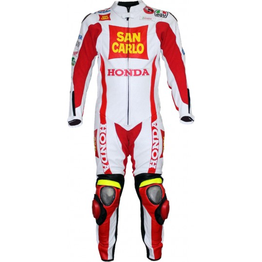 Custom Made HONDA Leather Motorcycle Suit Custom Made HONDA Leather Motorcycle Suit