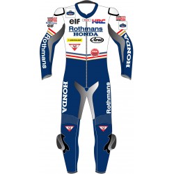 Honda Rothmans Racing Classic One Piece Race Leathers Biker Suit