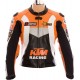 KTM Racing Orange Leather Biker Jacket KTM Racing Orange Leather Biker Jacket