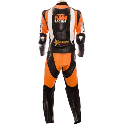 KTM Racing Orange Motorcycle Leather Suit KTM Racing Orange Motorcycle Leather Suit