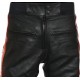 Lucky Strike Red Leather Motorcycle Trousers