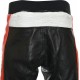 Lucky Strike Red Leather Motorcycle Trousers