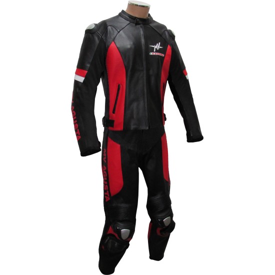 MV Agusta Classic Corse Black Leather Suit