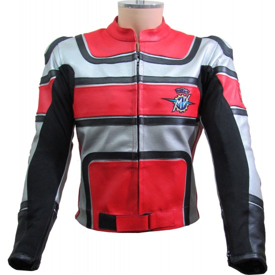 Custom Made MV AGUSTA Leather Motorbike Jacket
