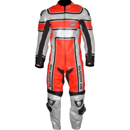 Custom Made MV AGUSTA Leather Motorcycle Suit