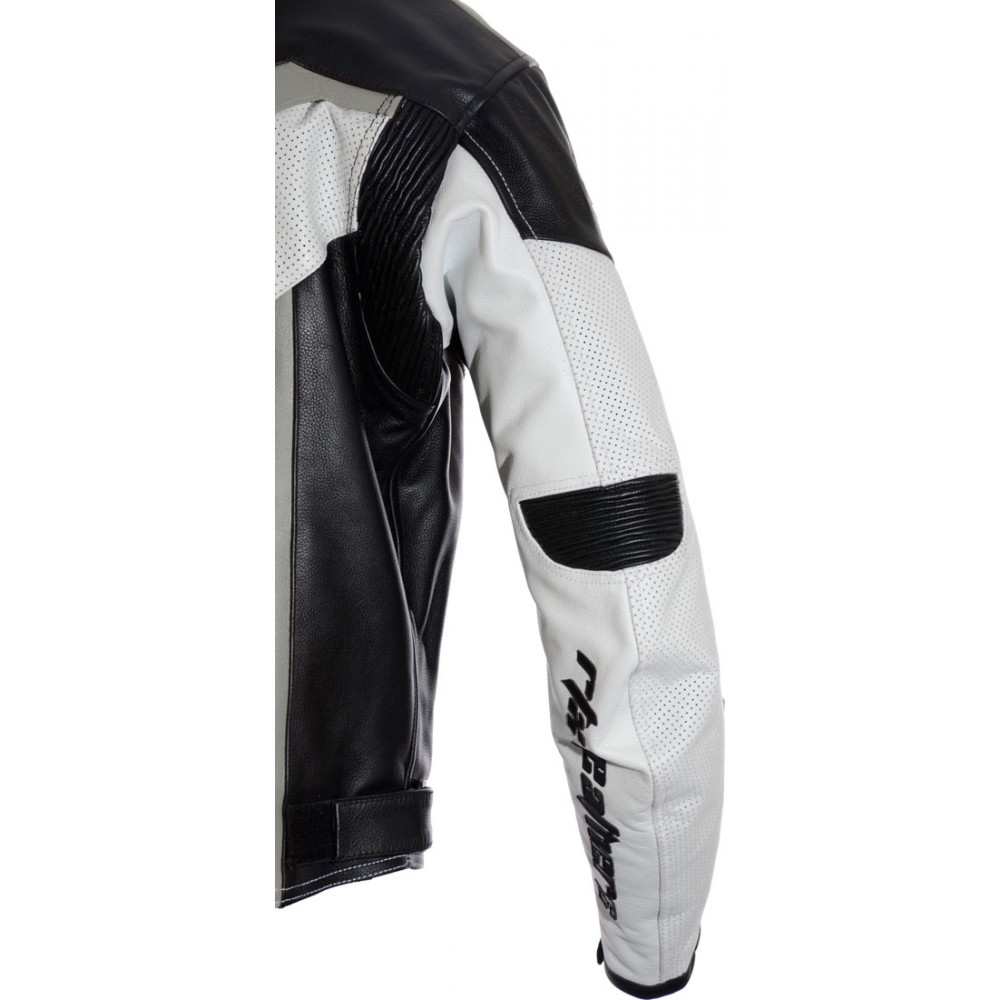 RTX Silver Arbiter Sports CE Biker Jacket