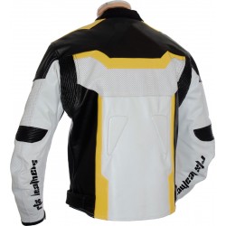 RTX Yellow Arbiter Sports CE Biker Jacket