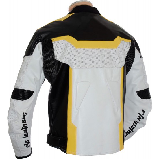 RTX Yellow Arbiter Sports CE Biker Jacket