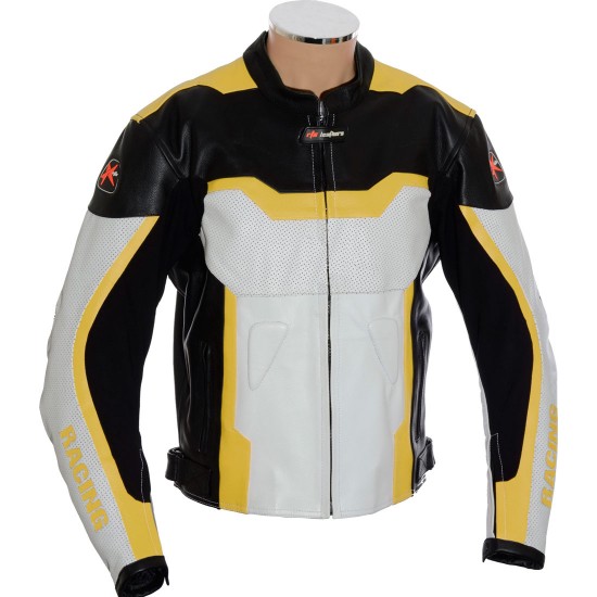 RTX Yellow Arbiter Sports CE Biker Jacket
