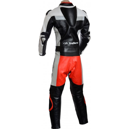 RTX ASSASSIN Red Black Motorcycle Leather 2Pc Suit RTX ASSASSIN Red Black Motorcycle Leather 2Pc Suit
