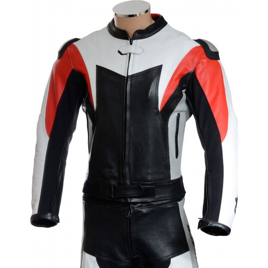 RTX ASSASSIN Red Black Motorcycle Leather 2Pc Suit RTX ASSASSIN Red Black Motorcycle Leather 2Pc Suit