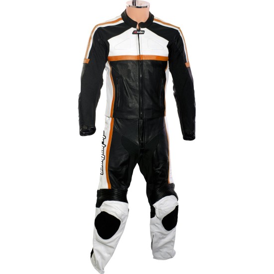 RTX Classic Sport ORANGE Racing Leather Suit RTX Classic Sport ORANGE Racing Leather Suit
