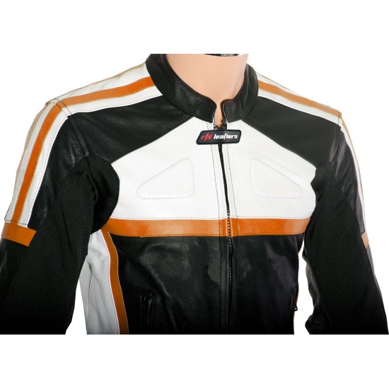 RTX Classic Sport ORANGE Racing Leather Suit RTX Classic Sport ORANGE Racing Leather Suit
