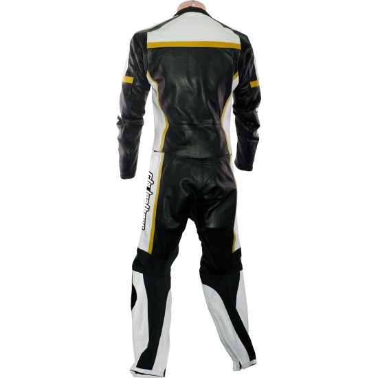 RTX Classic Sport YELLOW Racing Leather Suit