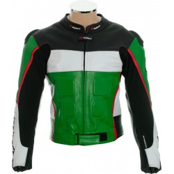 RTX GP Tech Green Biker Jacket