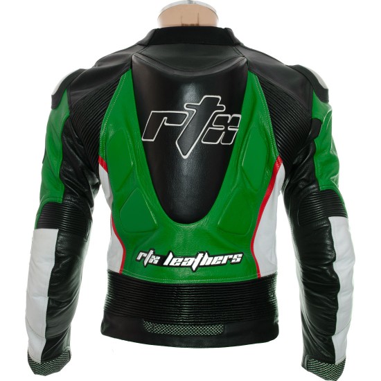 RTX GP Tech Green Biker Jacket