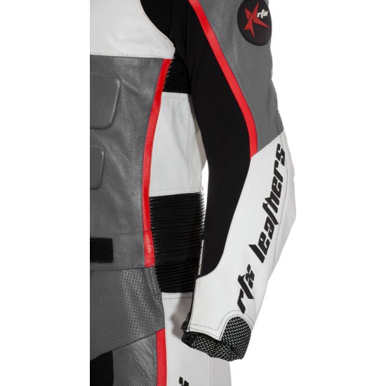 RTX GP Tech Grey Racing Leather Suit